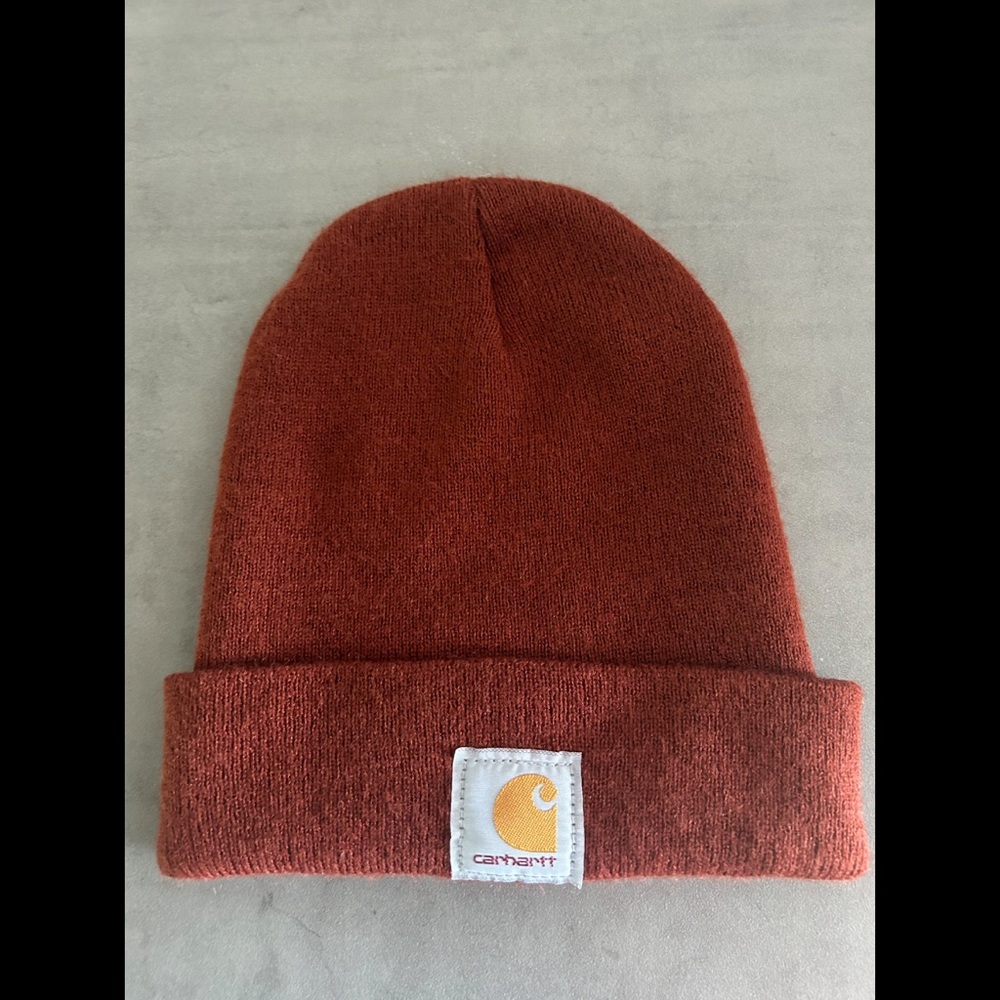 Carhartt Knit Cuffed Beanie - Iron Ore color